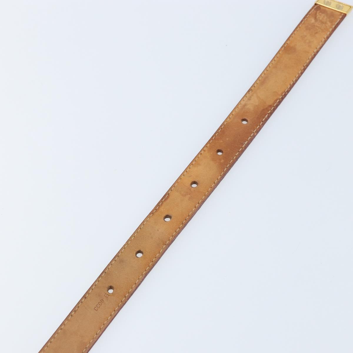 LOUIS VUITTON Monogram Cherry Blossom Ceinture Belt 40.2"" M9273Y Auth bs34187