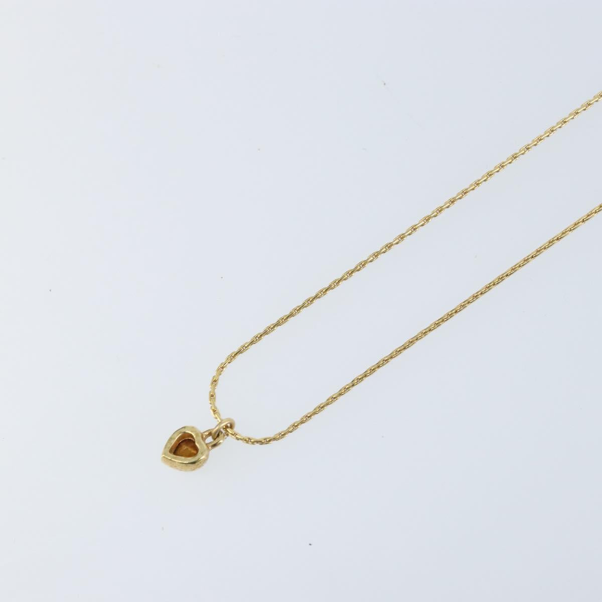 Christian Dior Necklace metal Gold Tone Auth bs34192