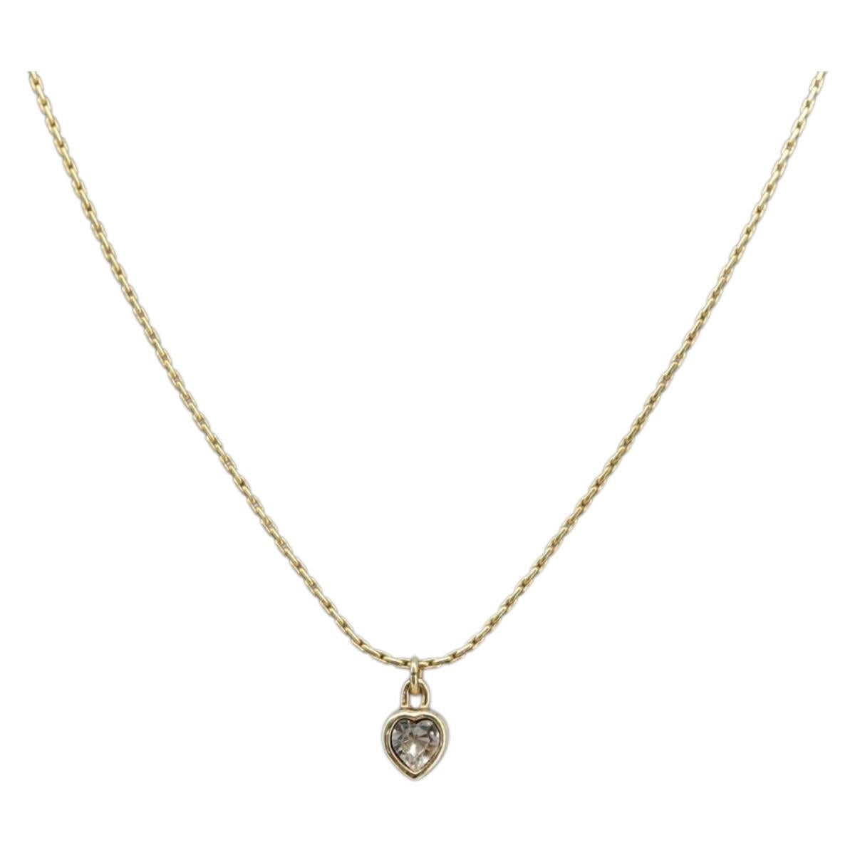 Christian Dior Necklace metal Gold Tone Auth bs34192