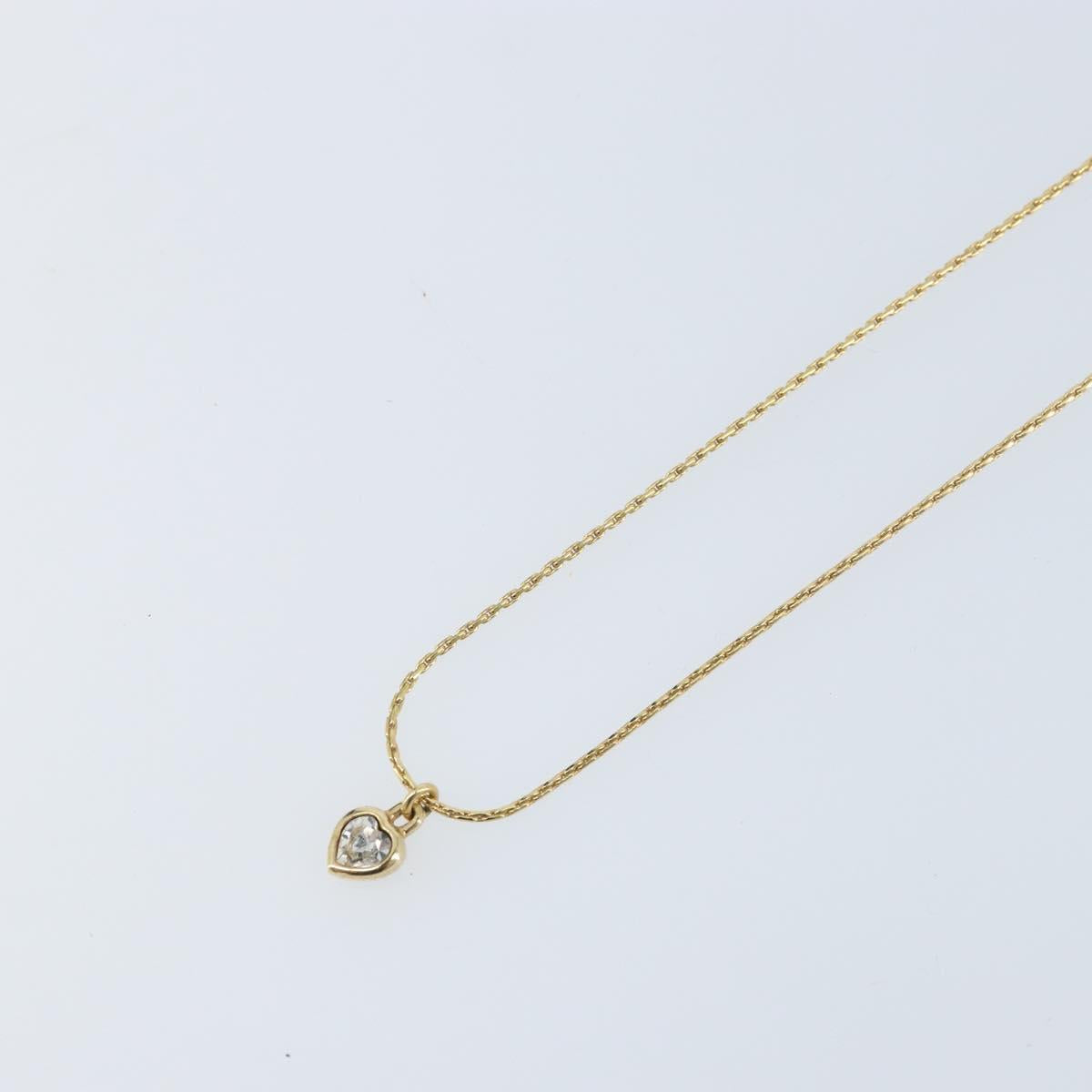 Christian Dior Necklace metal Gold Tone Auth bs34192