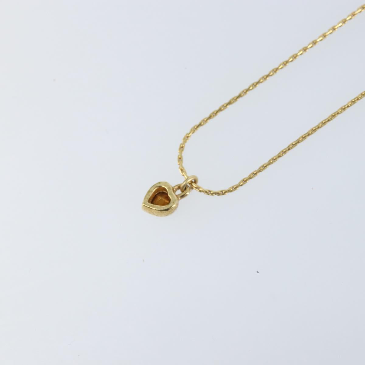 Christian Dior Necklace metal Gold Tone Auth bs34192