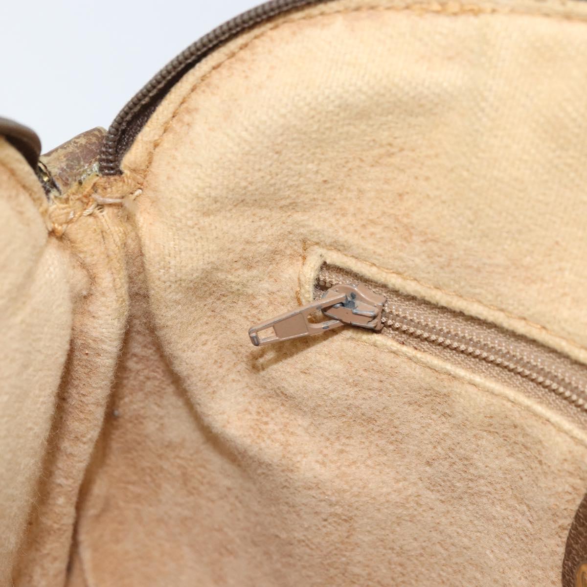 GUCCI GG Supreme Shoulder Bag PVC Beige Gold 007 49 0819 Auth bs34218