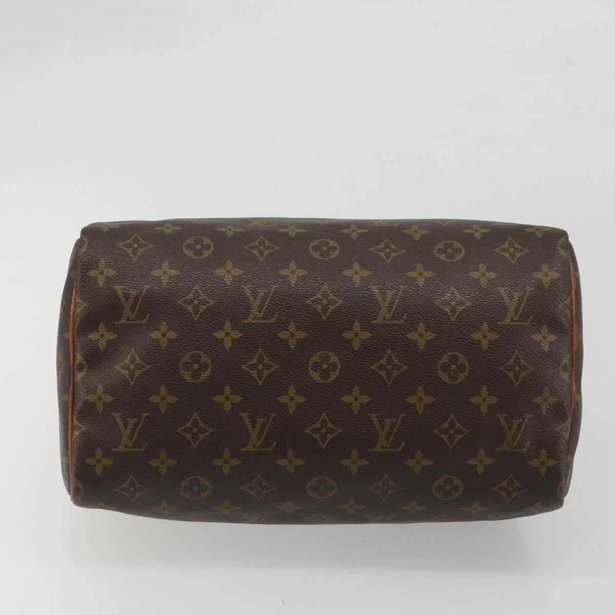 LOUIS VUITTON Monogram Speedy 30 Hand Bag M41526 LV Auth bs34255