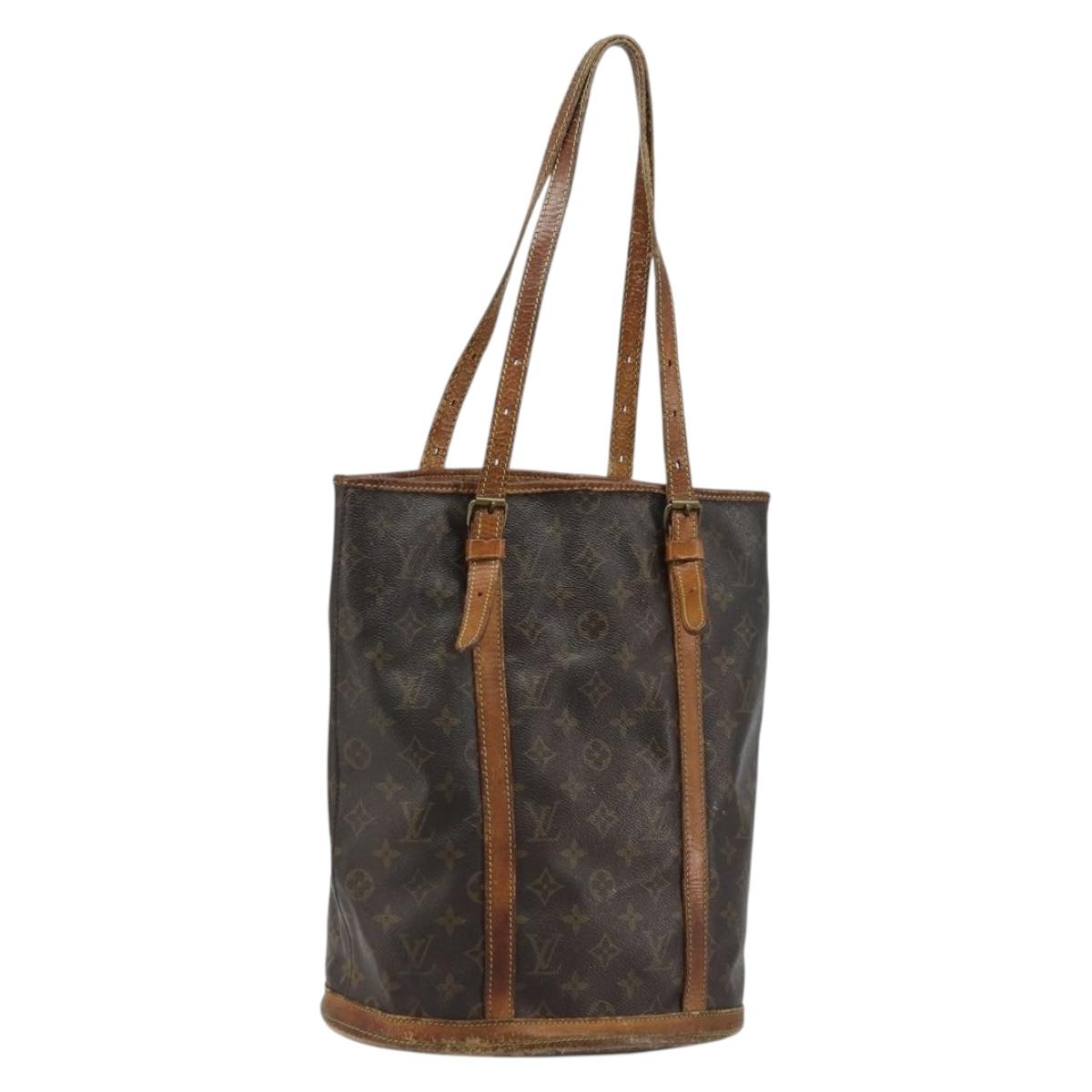 LOUIS VUITTON Monogram Bucket GM Shoulder Bag M42236 LV Auth bs34280