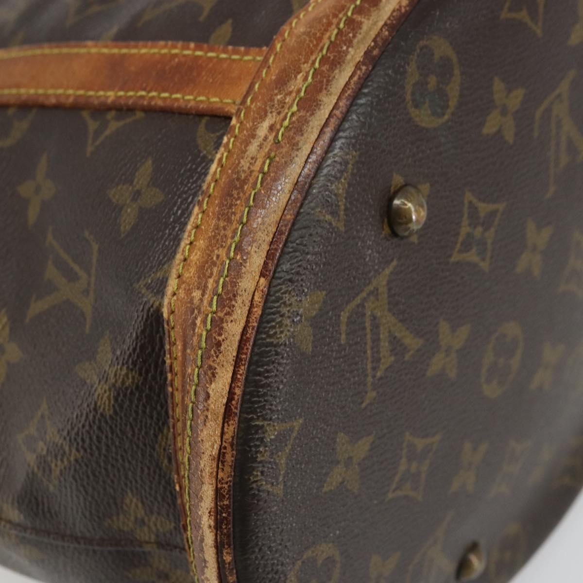 LOUIS VUITTON Monogram Bucket GM Shoulder Bag M42236 LV Auth bs34280