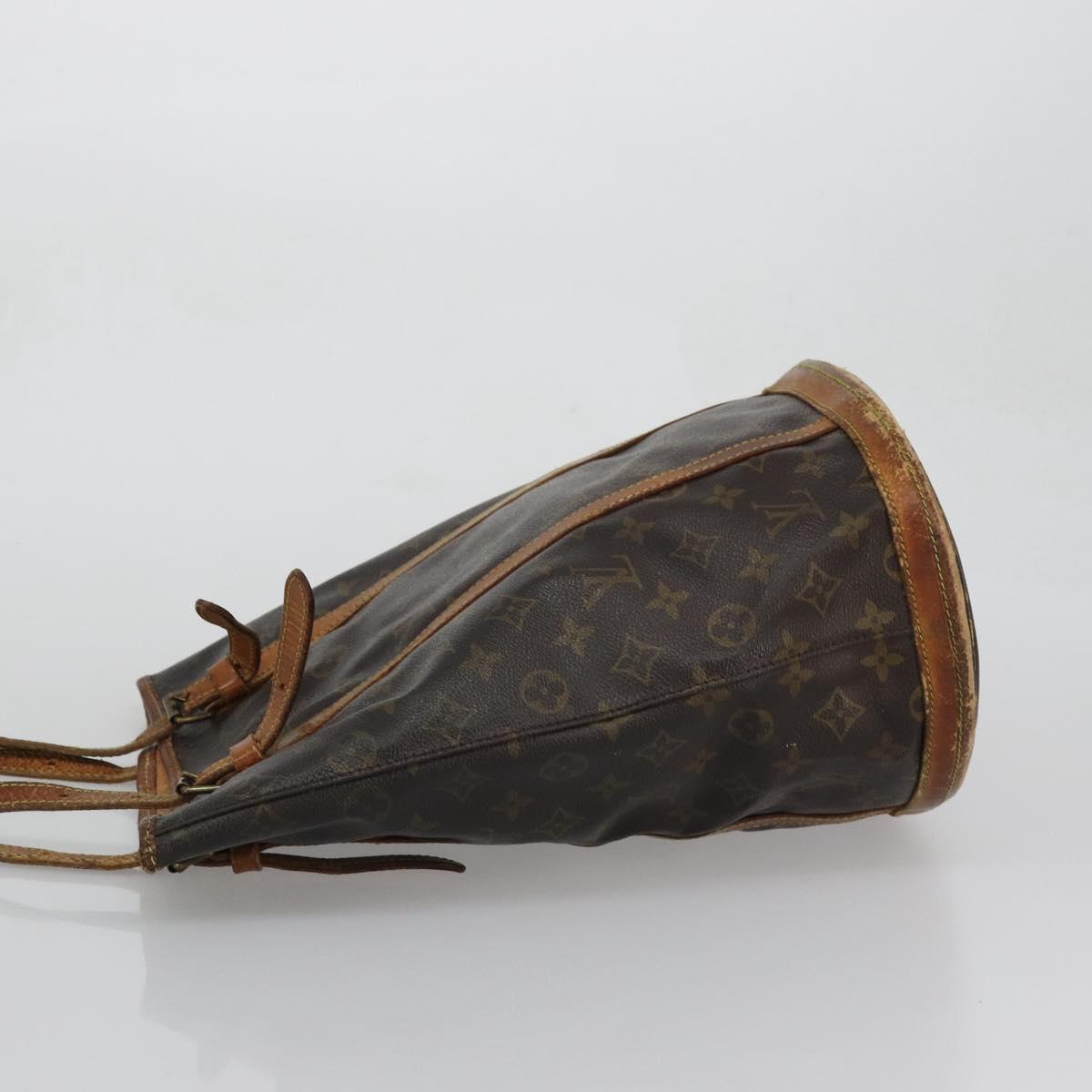 LOUIS VUITTON Monogram Bucket GM Shoulder Bag M42236 LV Auth bs34280