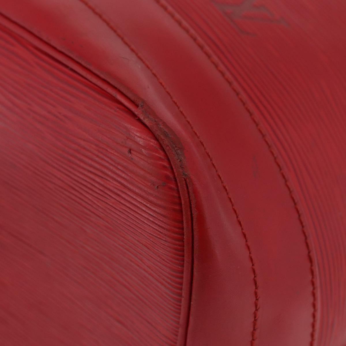 LOUIS VUITTON Epi Noe Shoulder Bag Red M44007 LV Auth bs34282