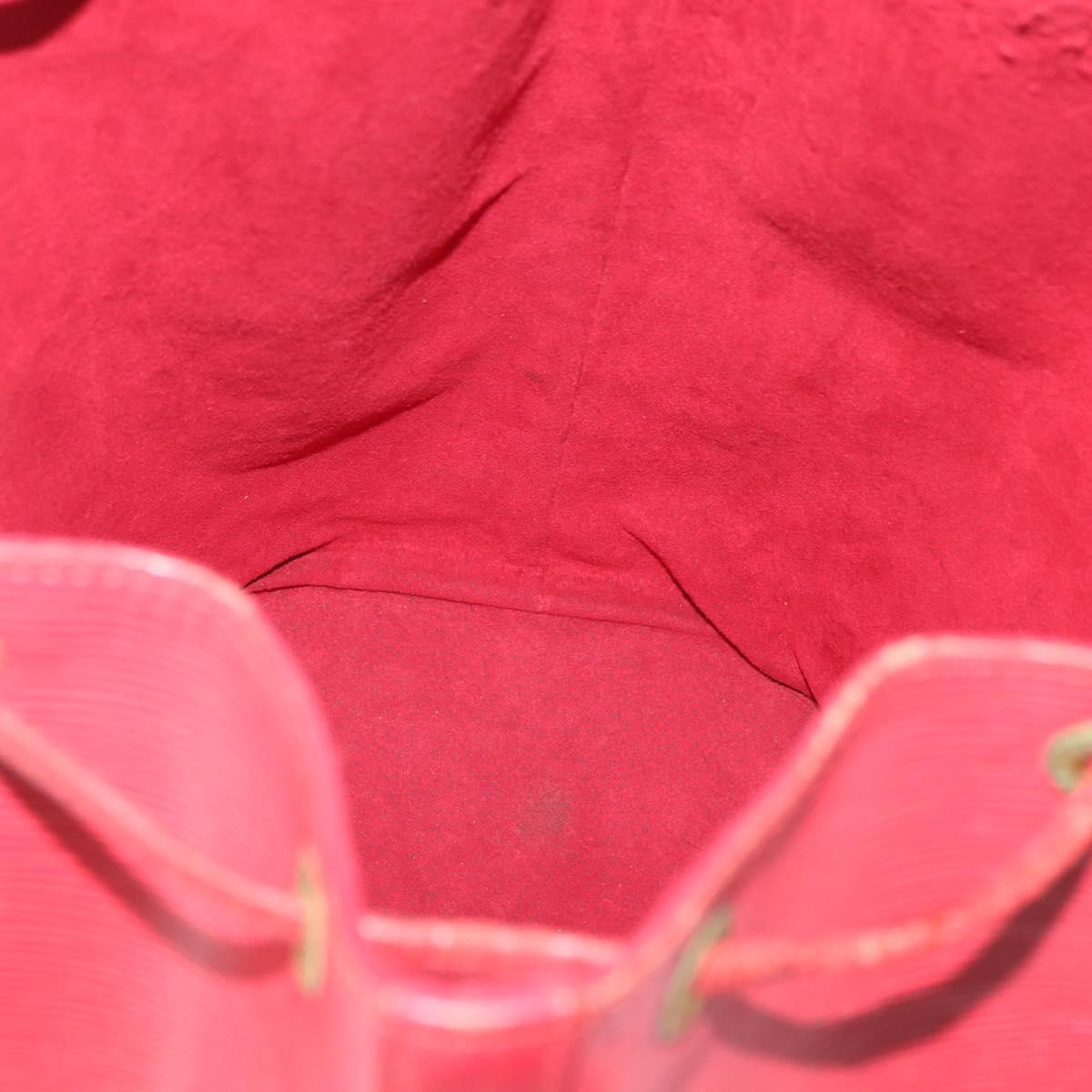 LOUIS VUITTON Epi Noe Shoulder Bag Red M44007 LV Auth bs34282