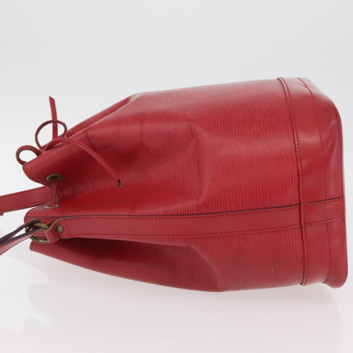 LOUIS VUITTON Epi Noe Shoulder Bag Red M44007 LV Auth bs34282