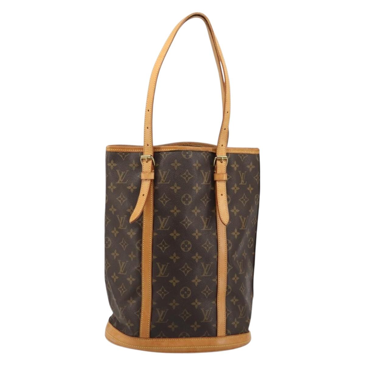 LOUIS VUITTON Monogram Bucket GM Shoulder Bag M42236 LV Auth bs34290