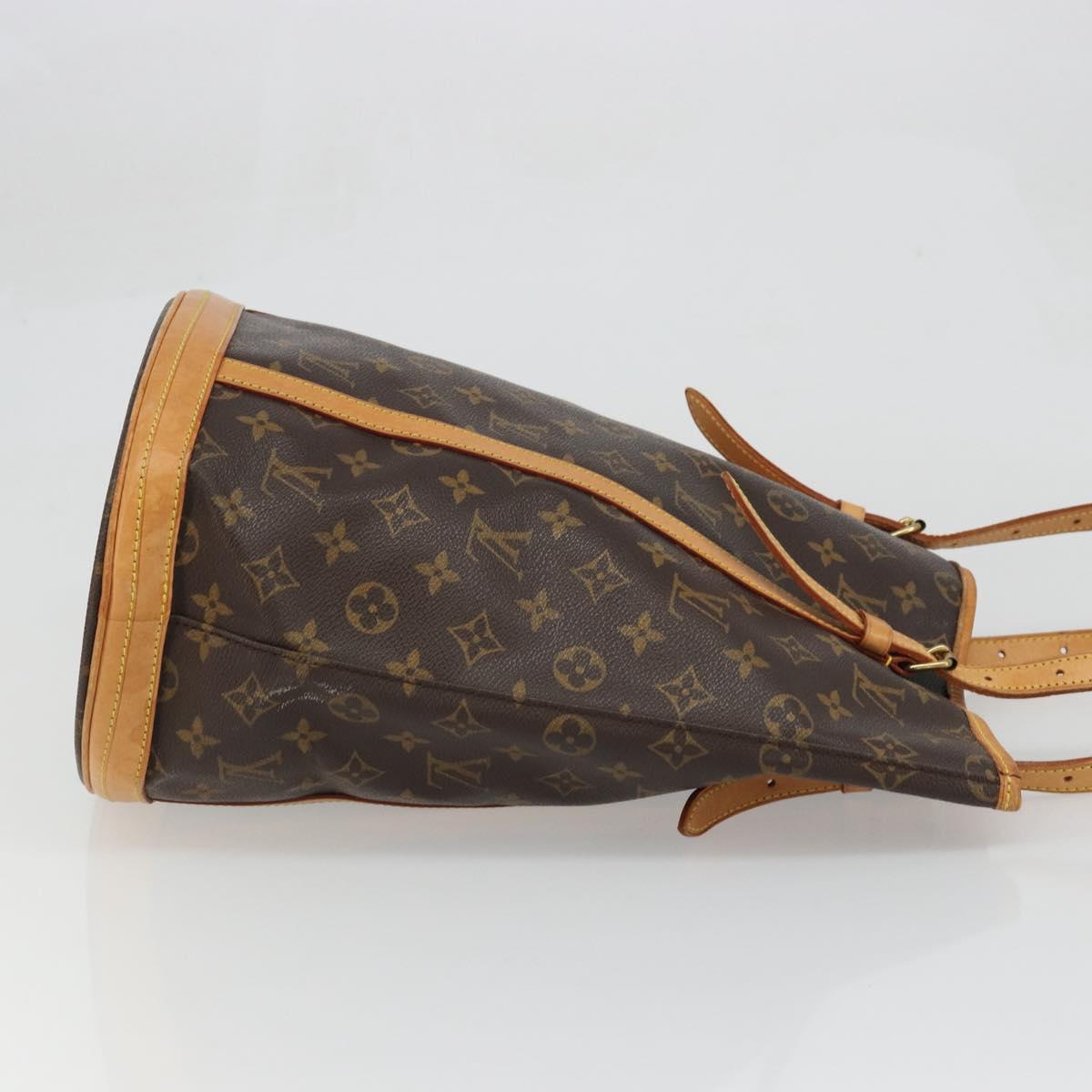 LOUIS VUITTON Monogram Bucket GM Shoulder Bag M42236 LV Auth bs34290