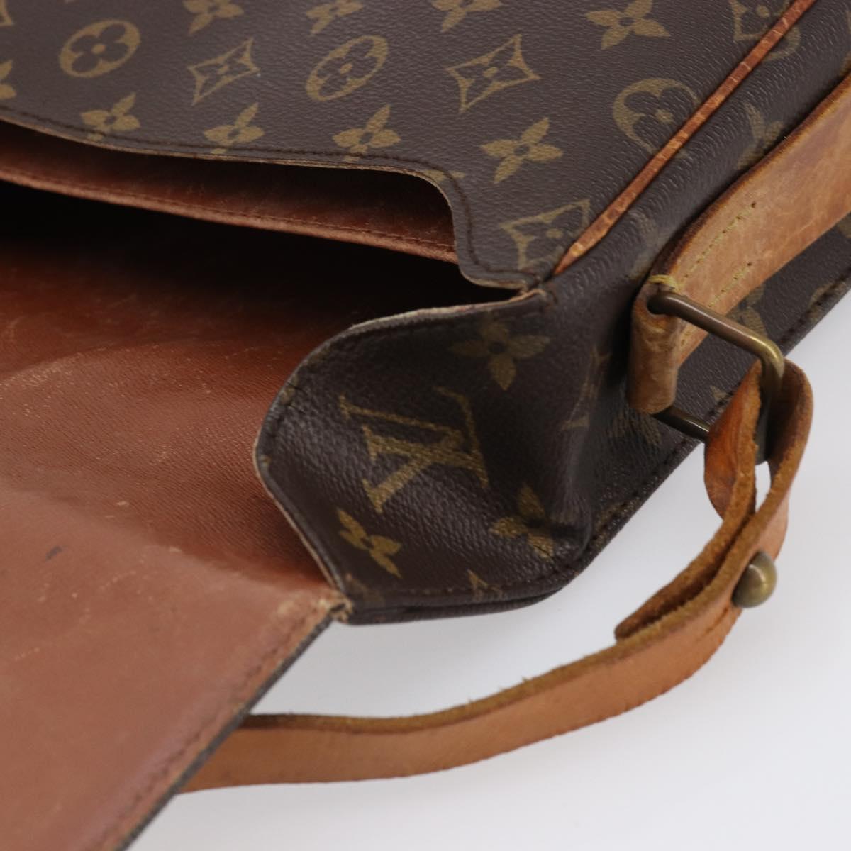 LOUIS VUITTON Monogram Cartouchiere GM Shoulder Bag M51252 LV Auth bs34297