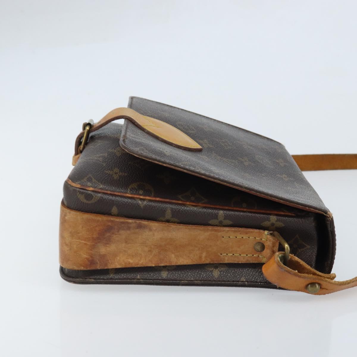 LOUIS VUITTON Monogram Cartouchiere GM Shoulder Bag M51252 LV Auth bs34297