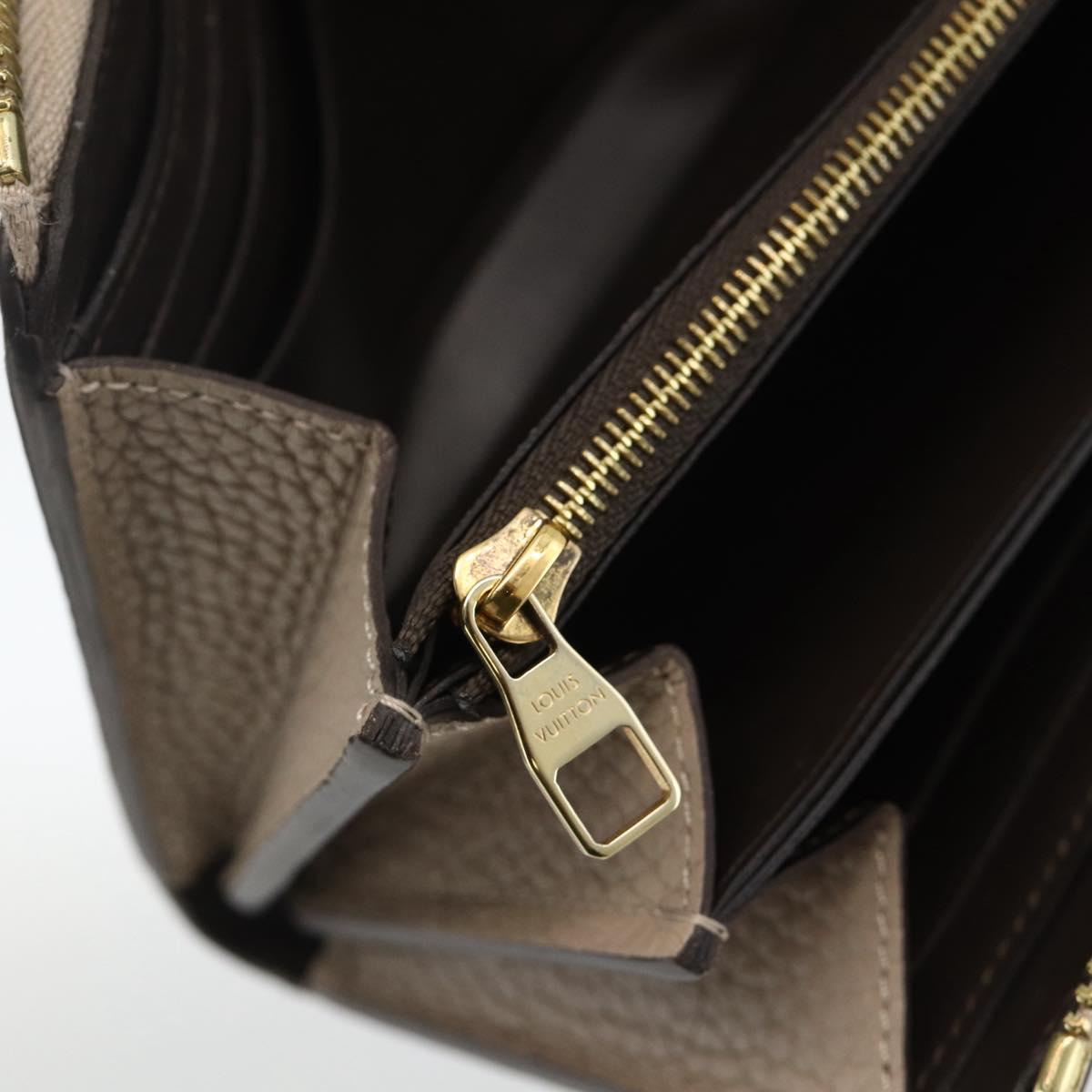 LOUIS VUITTON Portefeuille Comet Taurillon ClemenceLeather M63104 Auth bs34320