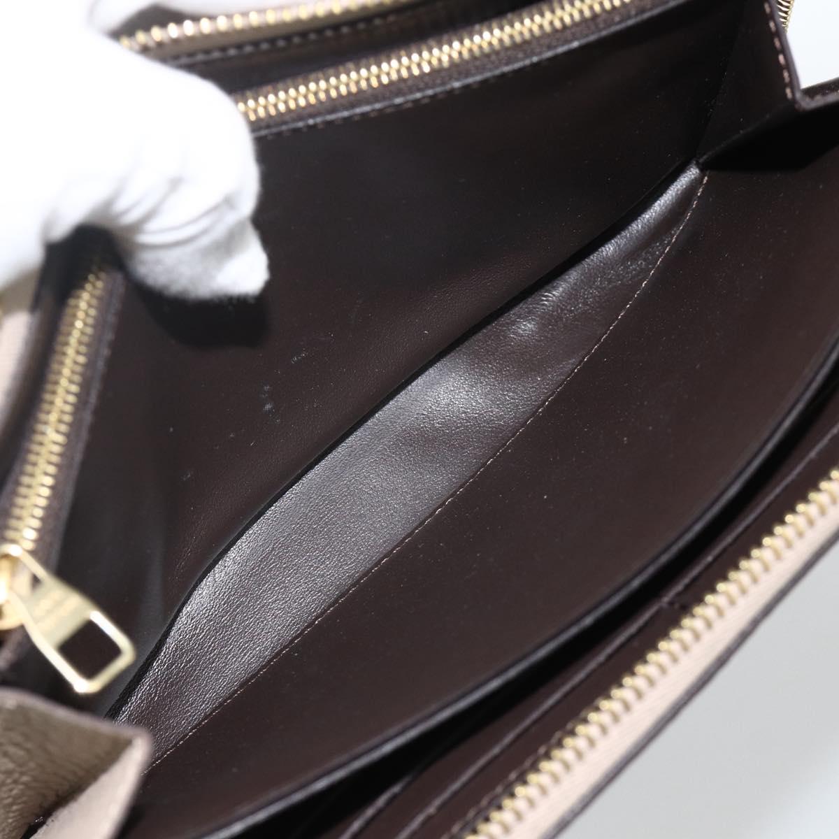 LOUIS VUITTON Portefeuille Comet Taurillon ClemenceLeather M63104 Auth bs34320