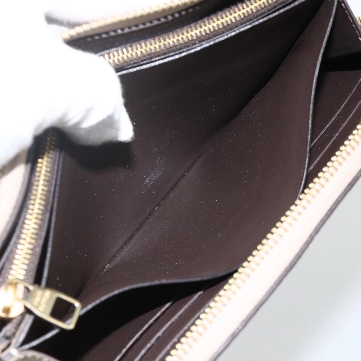 LOUIS VUITTON Portefeuille Comet Taurillon ClemenceLeather M63104 Auth bs34320