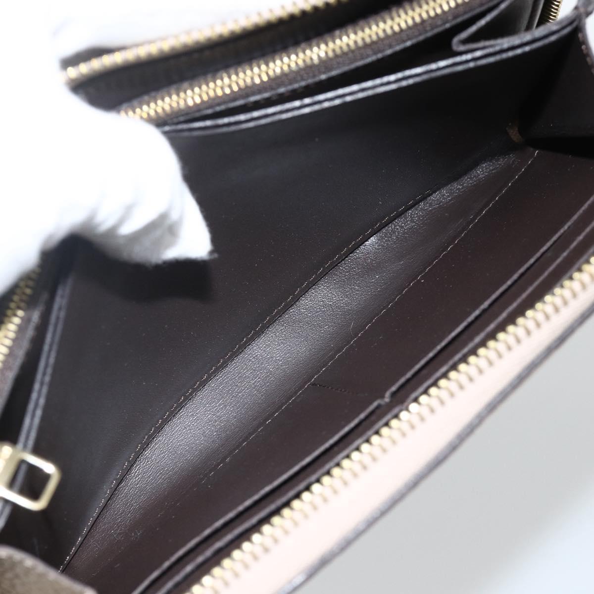 LOUIS VUITTON Portefeuille Comet Taurillon ClemenceLeather M63104 Auth bs34320