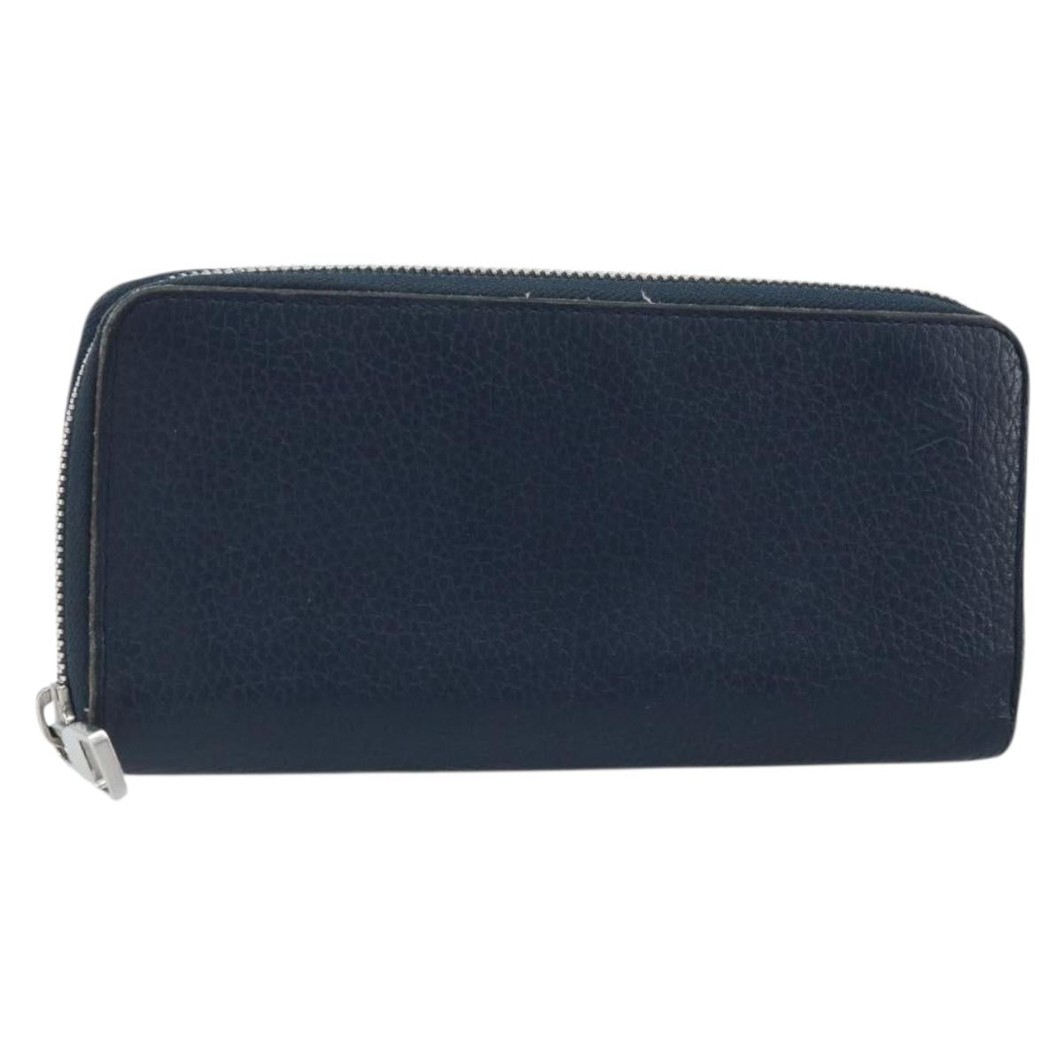 LOUIS VUITTON Wallet Vertical Taurillon Clemence Leather M58823 Auth bs34331