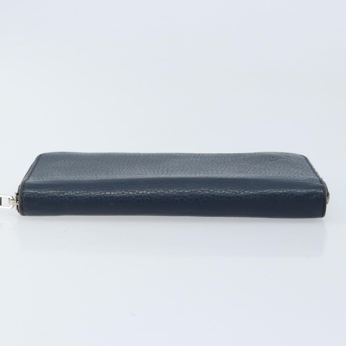 LOUIS VUITTON Wallet Vertical Taurillon Clemence Leather M58823 Auth bs34331
