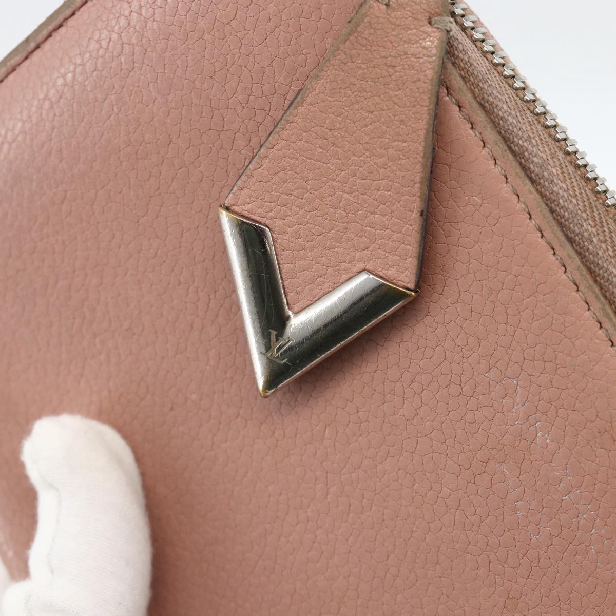 LOUIS VUITTON Portefeuille Comet Taurillon Clemence Leather M63103 Auth bs34332