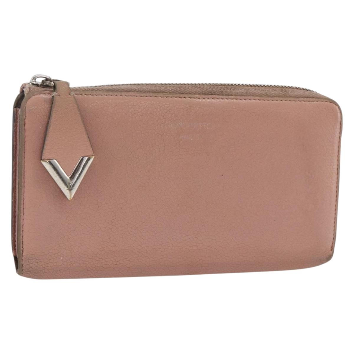 LOUIS VUITTON Portefeuille Comet Taurillon Clemence Leather M63103 Auth bs34332