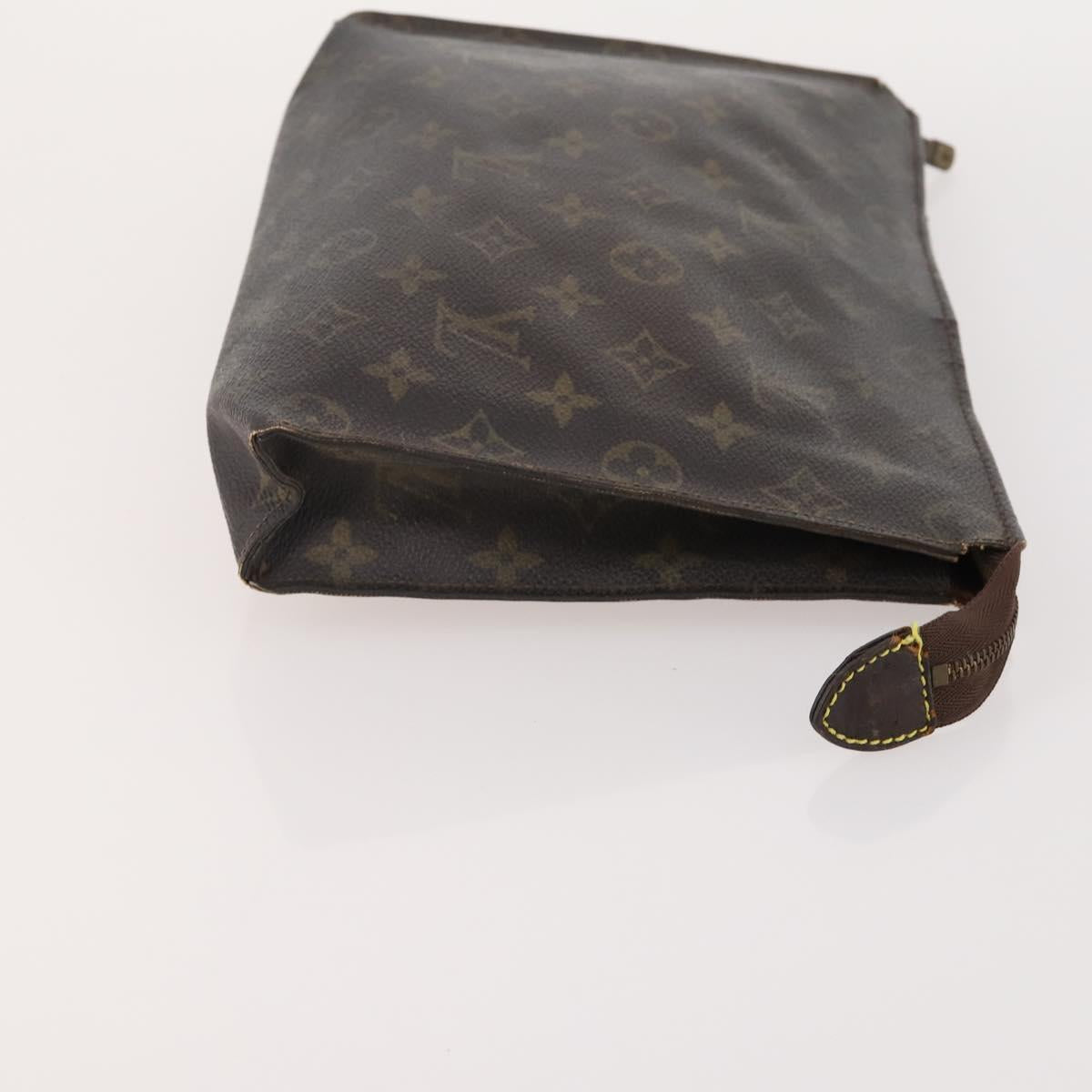LOUIS VUITTON Monogram Clutch Bag 2 Set LV Auth bs34341