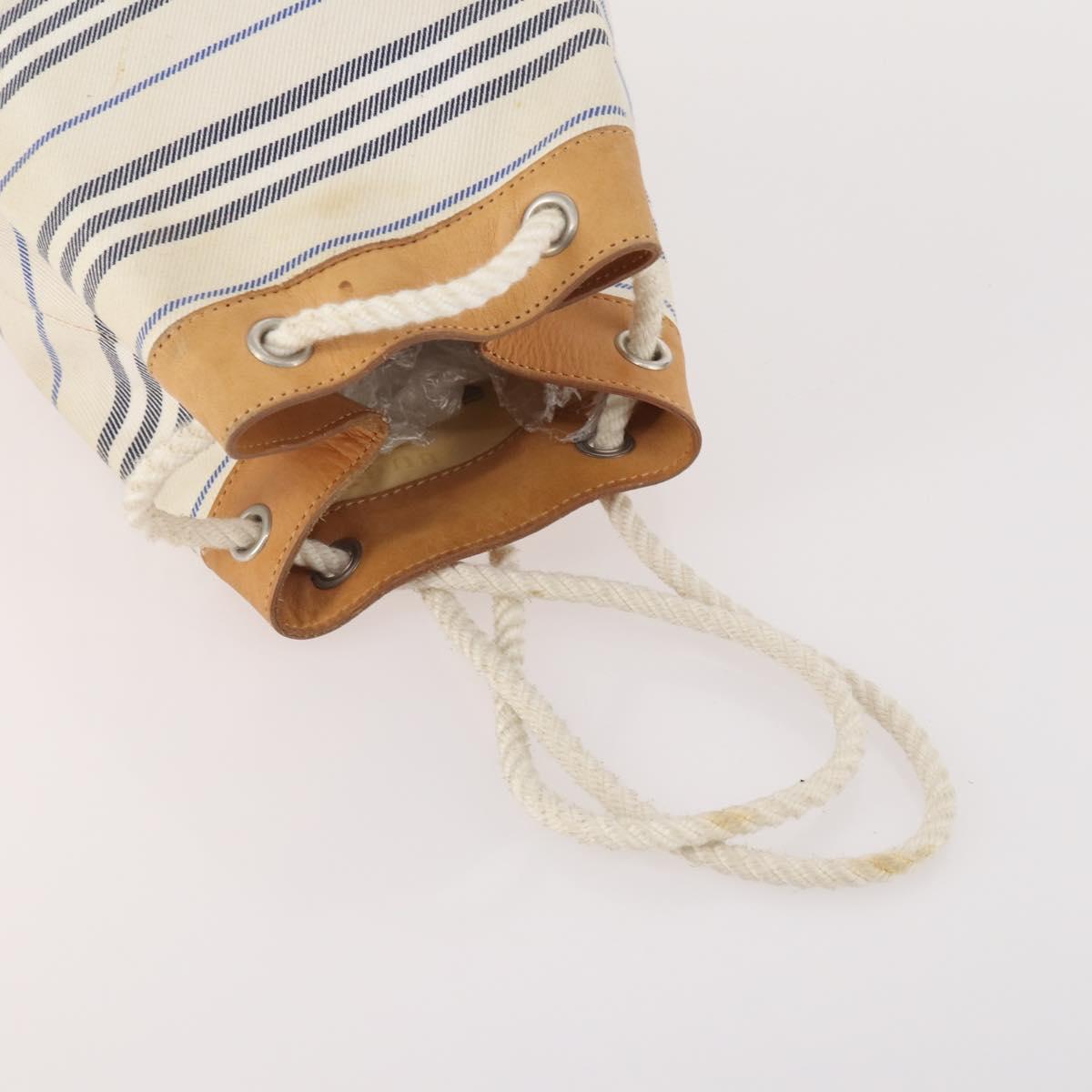 BURBERRY Nova Check Shoulder Bag Canvas Nylon 3 Set Beige White Auth bs34343