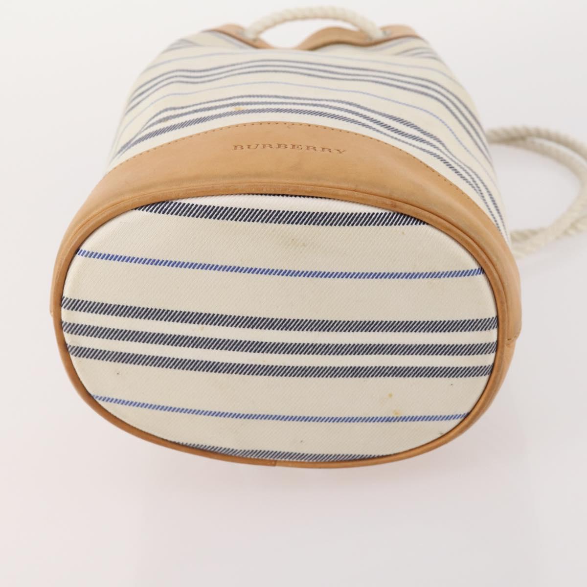 BURBERRY Nova Check Shoulder Bag Canvas Nylon 3 Set Beige White Auth bs34343