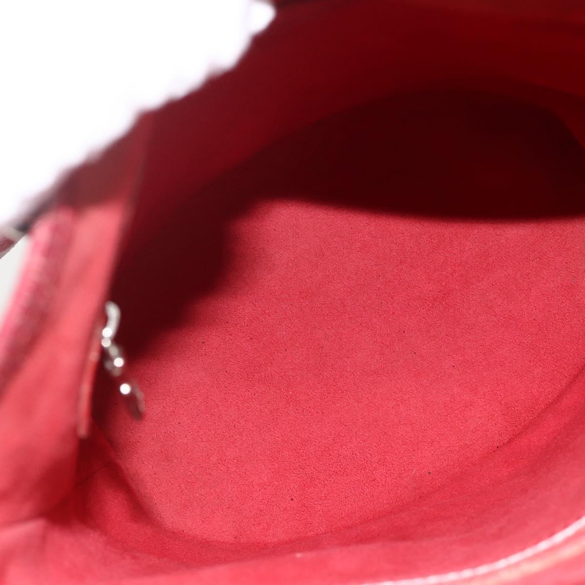 LOUIS VUITTON Epi Bucket PM Shoulder Bag Red M5899E LV Auth bs34346