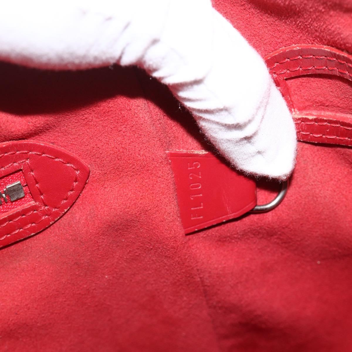 LOUIS VUITTON Epi Bucket PM Shoulder Bag Red M5899E LV Auth bs34346