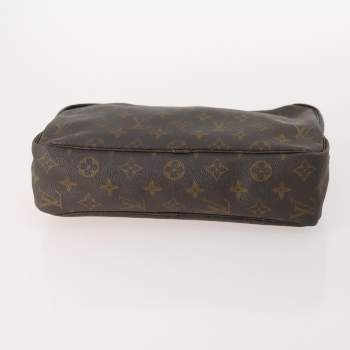 LOUIS VUITTON Monogram Pouch Clutch Bag 2 Set LV Auth bs34348