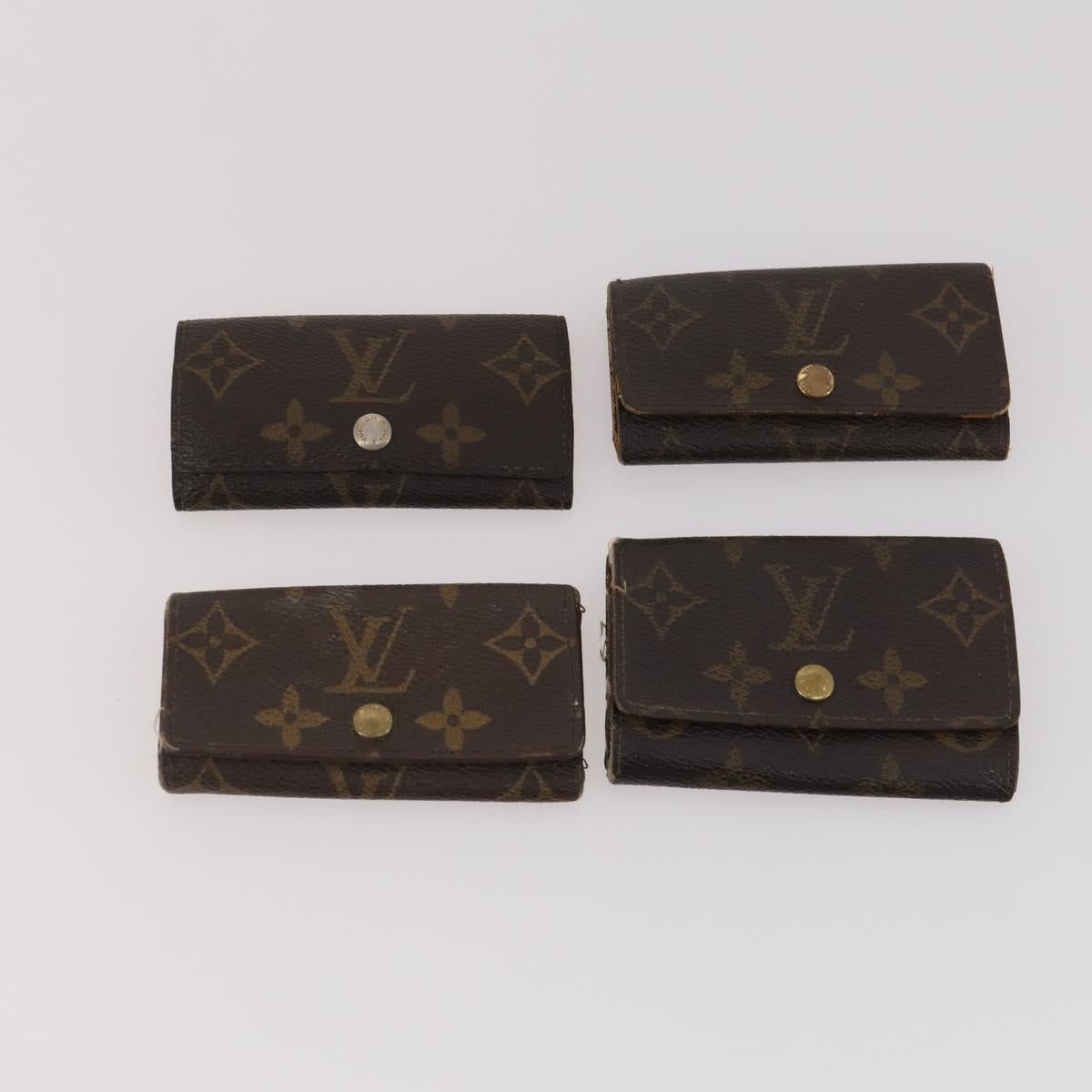 LOUIS VUITTON Monogram Key Case 15 Set LV Auth bs34355