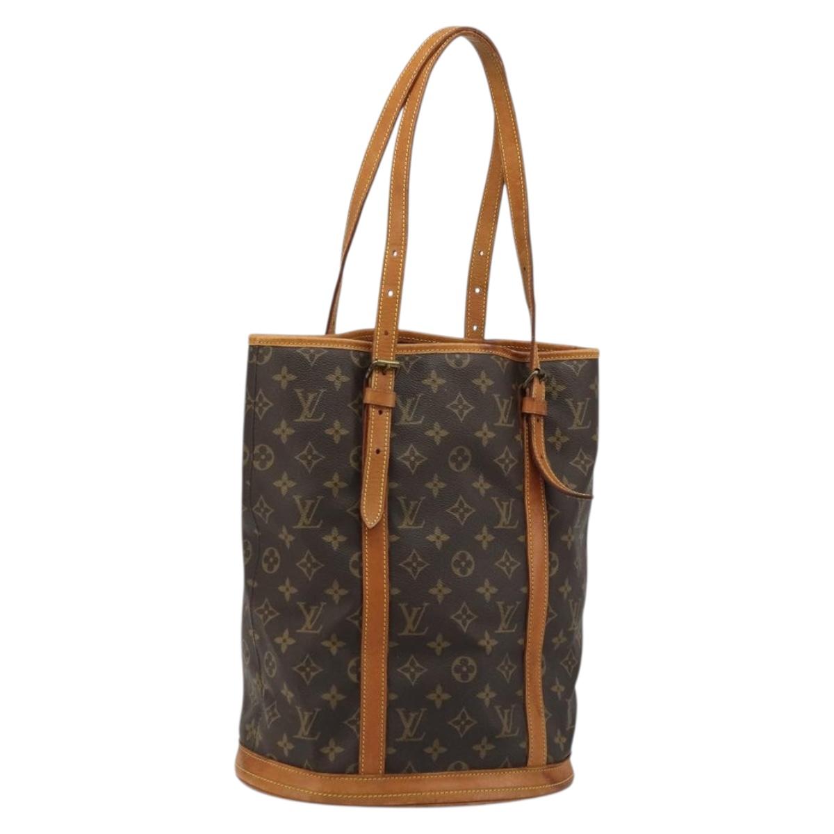 LOUIS VUITTON Monogram Bucket GM Shoulder Bag M42236 LV Auth bs34385