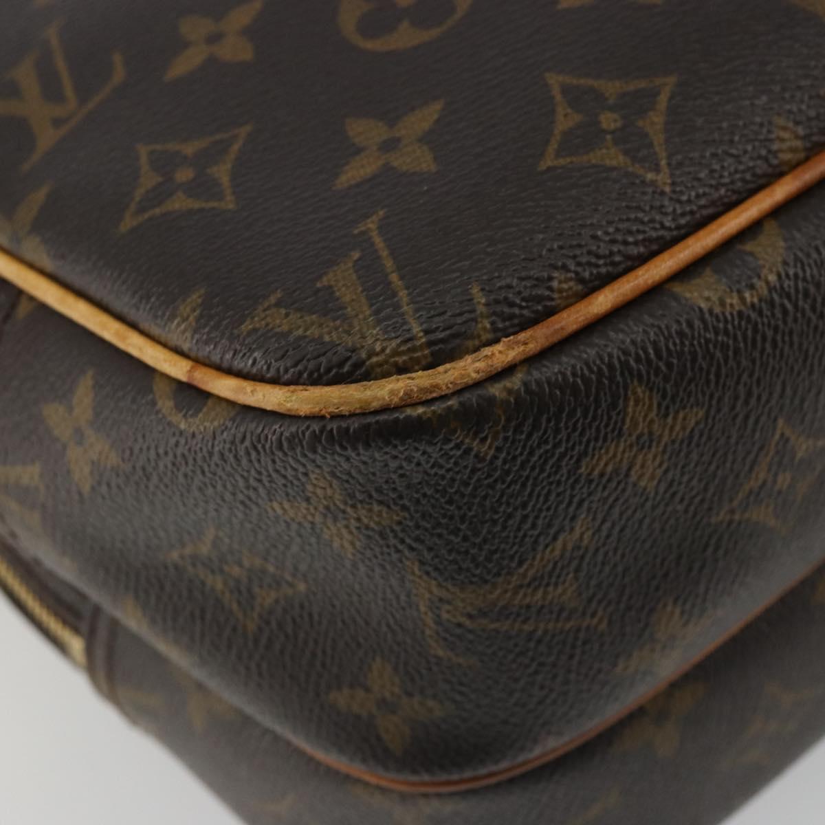 LOUIS VUITTON Monogram Reporter PM Shoulder Bag M45254 LV Auth bs34387
