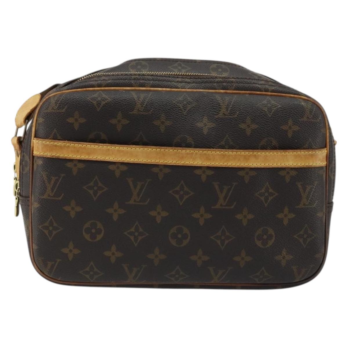 LOUIS VUITTON Monogram Reporter PM Shoulder Bag M45254 LV Auth bs34387