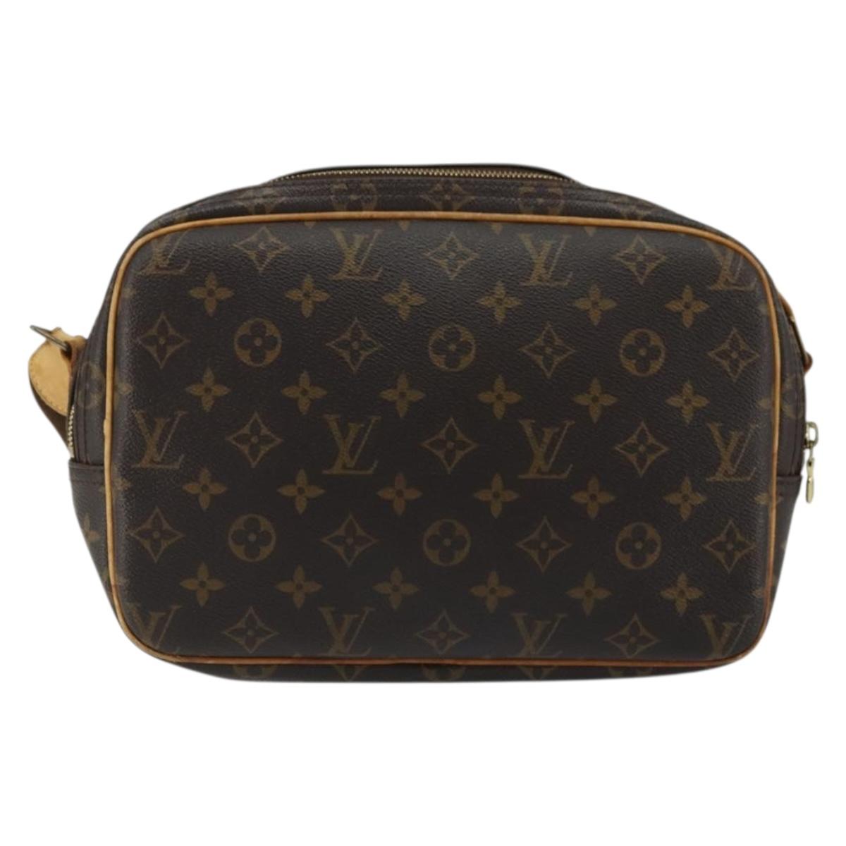 LOUIS VUITTON Monogram Reporter PM Shoulder Bag M45254 LV Auth bs34387