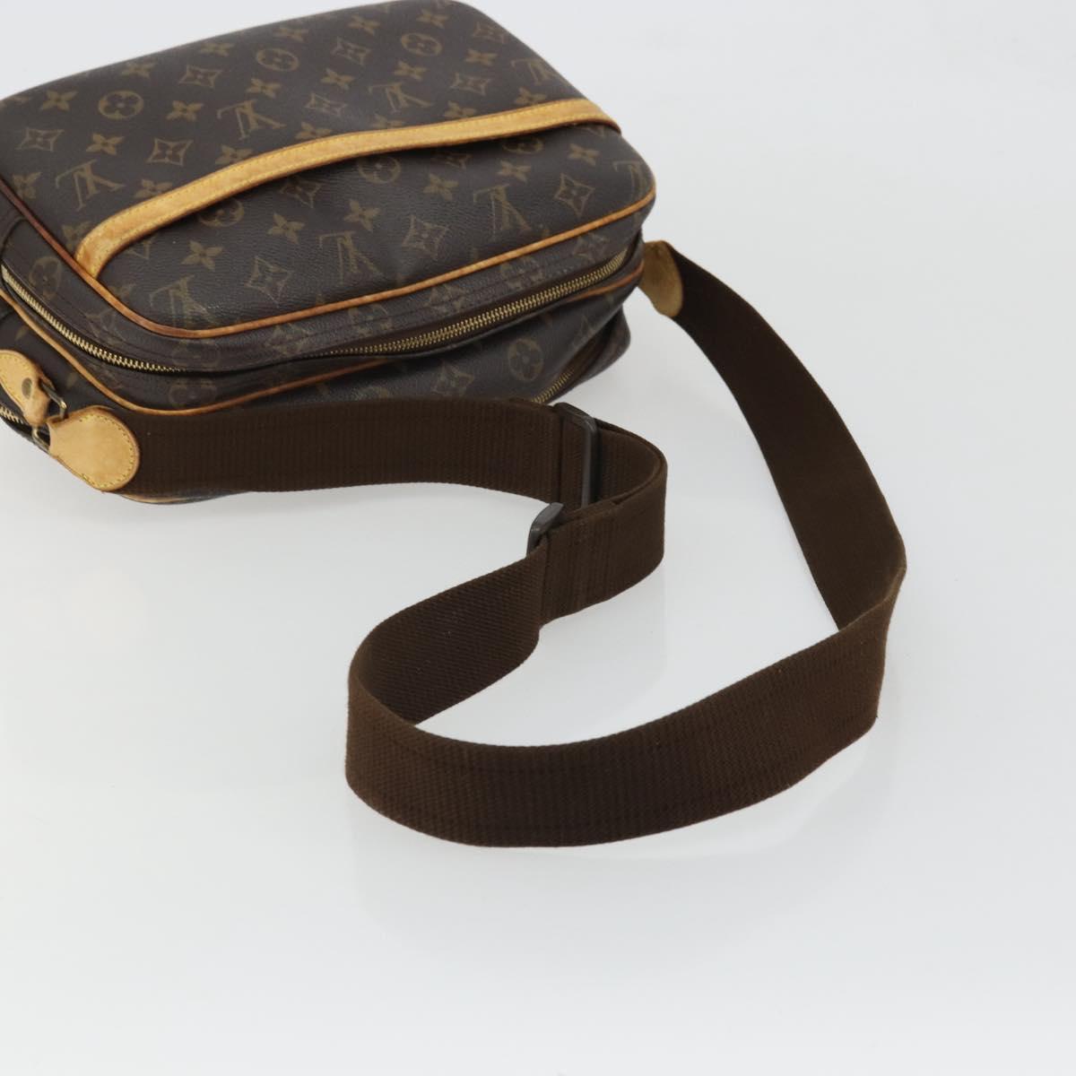 LOUIS VUITTON Monogram Reporter PM Shoulder Bag M45254 LV Auth bs34387