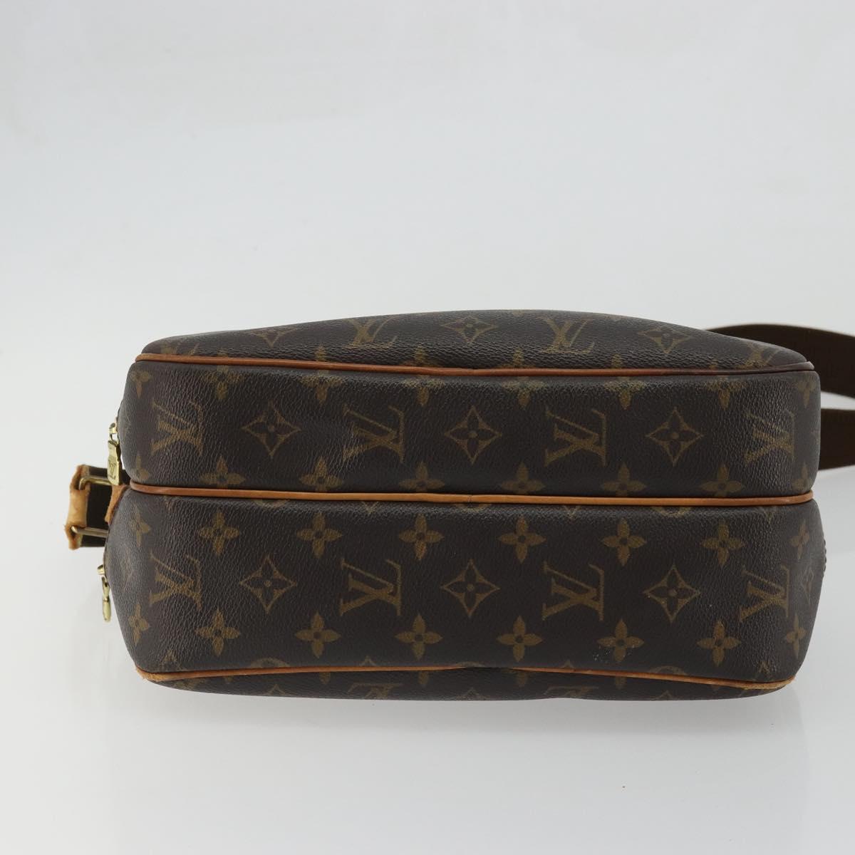 LOUIS VUITTON Monogram Reporter PM Shoulder Bag M45254 LV Auth bs34387