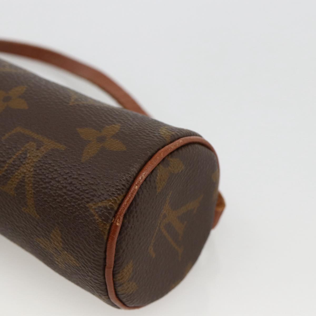 LOUIS VUITTON Monogram Papillon Pouch LV Auth bs34390