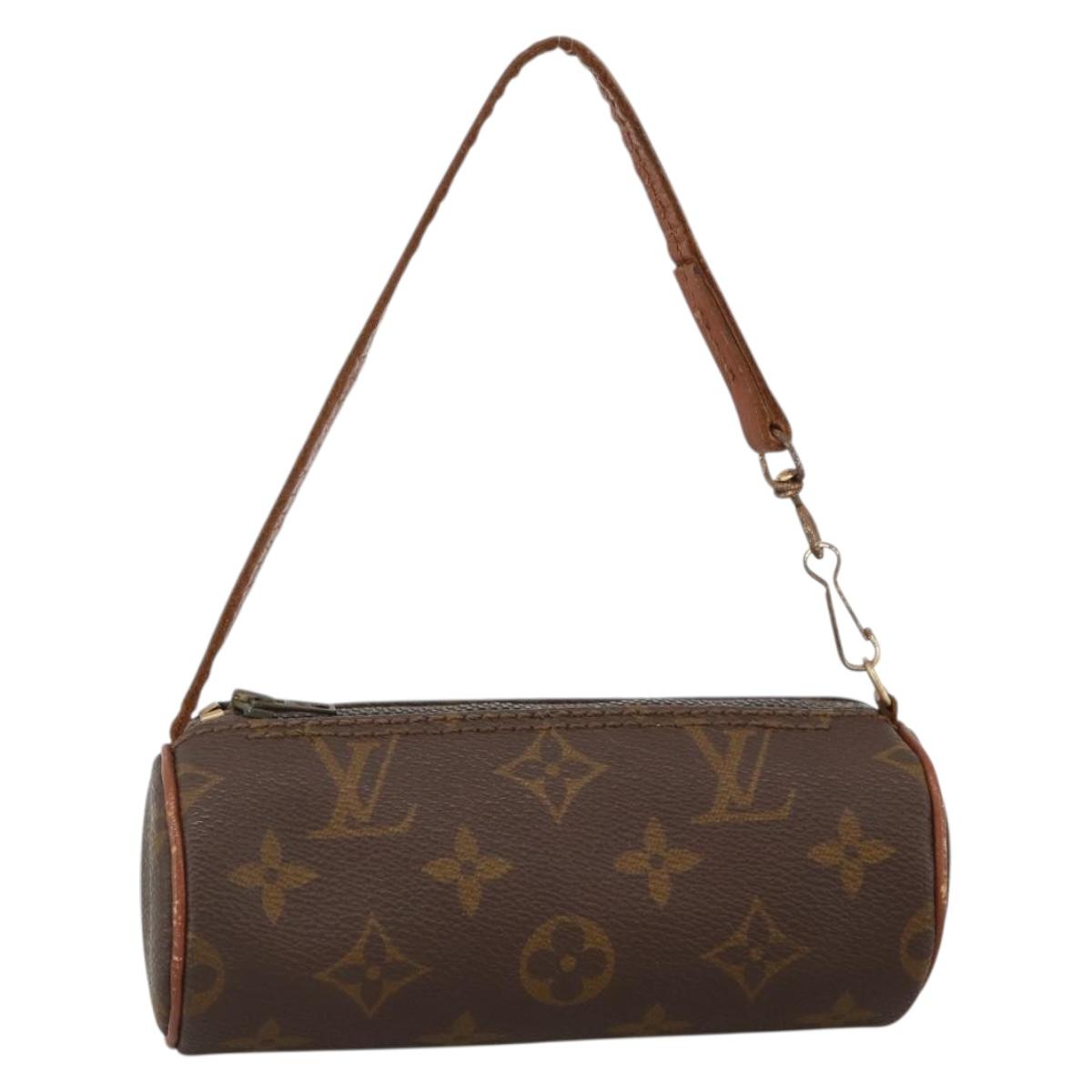 LOUIS VUITTON Monogram Papillon Pouch LV Auth bs34390