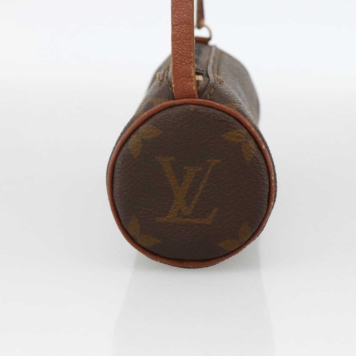 LOUIS VUITTON Monogram Papillon Pouch LV Auth bs34390