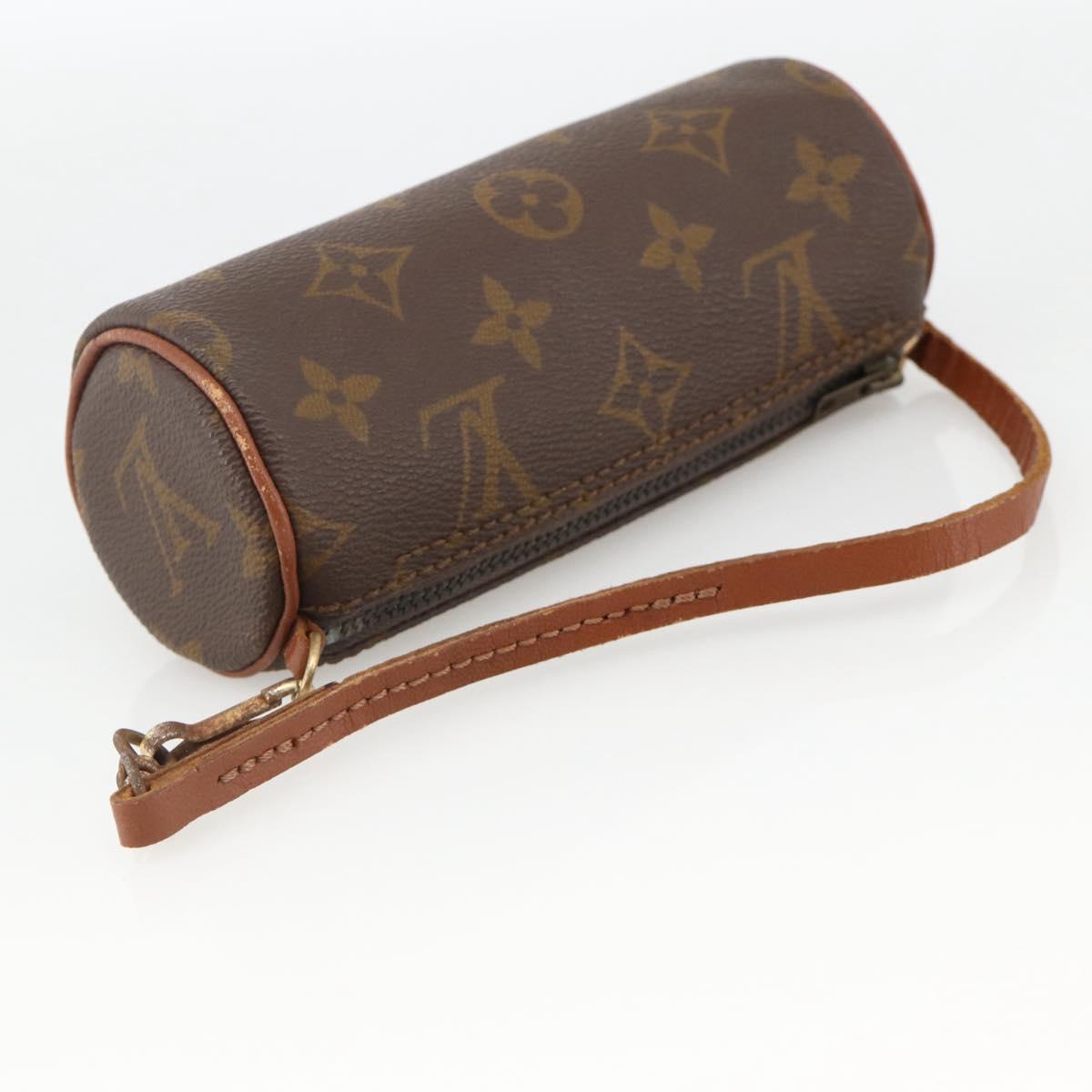LOUIS VUITTON Monogram Papillon Pouch LV Auth bs34390
