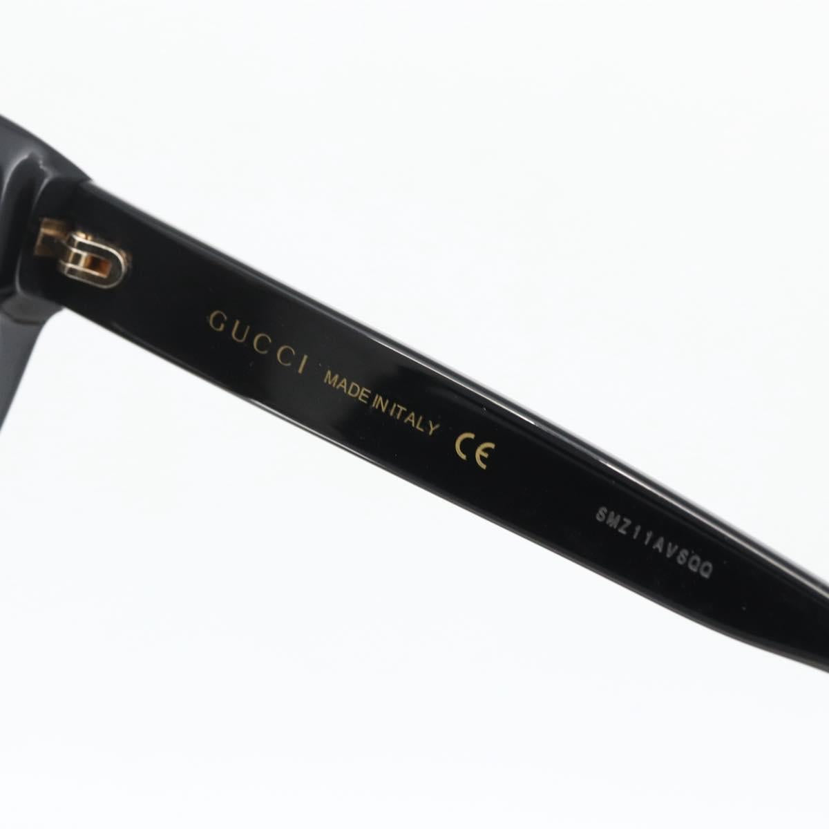 GUCCI Sunglasses plastic Black Auth bs34418