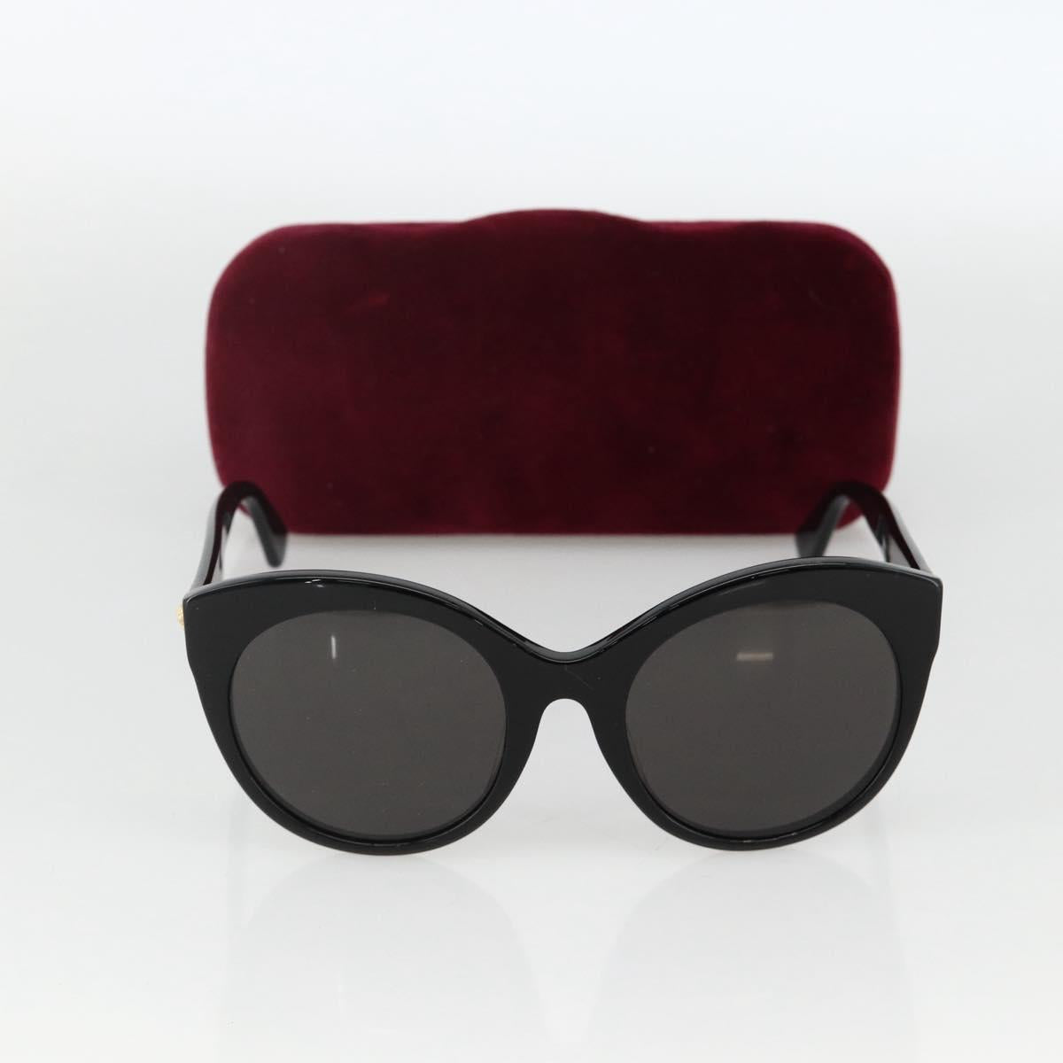 GUCCI Sunglasses plastic Black Auth bs34418