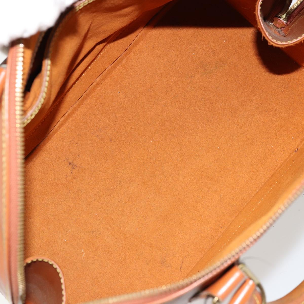 LOUIS VUITTON Epi Alma Hand Bag Brown M52143 LV Auth bs34490