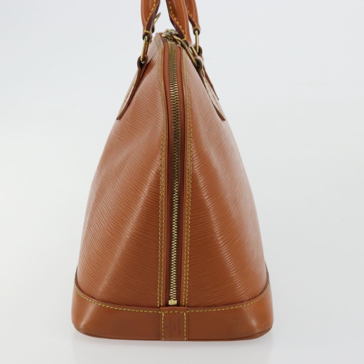 LOUIS VUITTON Epi Alma Hand Bag Brown M52143 LV Auth bs34490