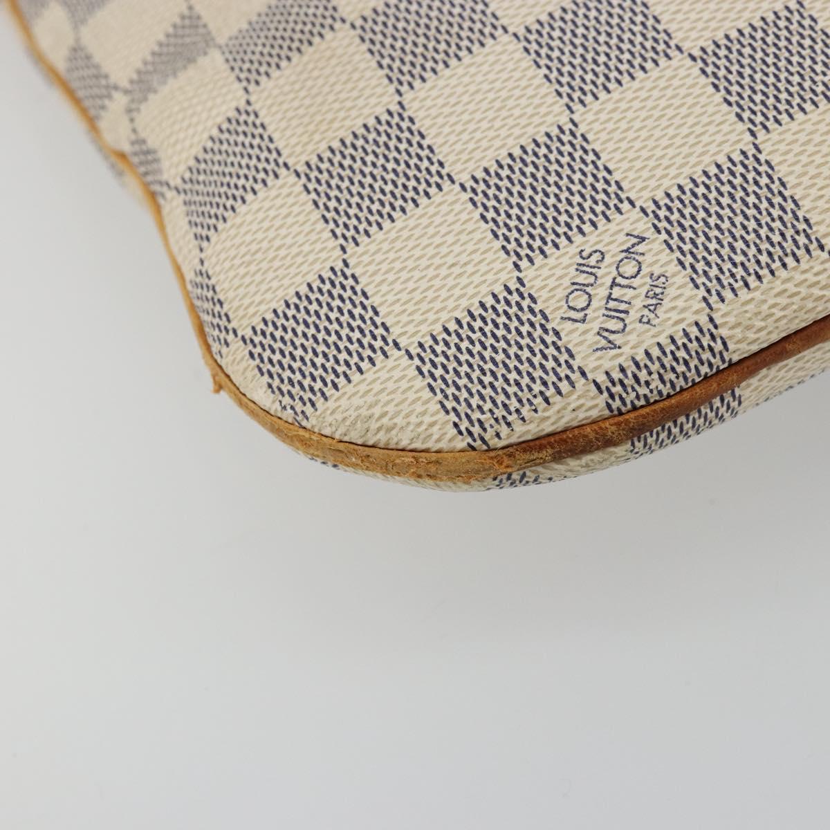 LOUIS VUITTON Damier Azur Pochette Bosphore Shoulder Bag N51112 LV Auth bs34495