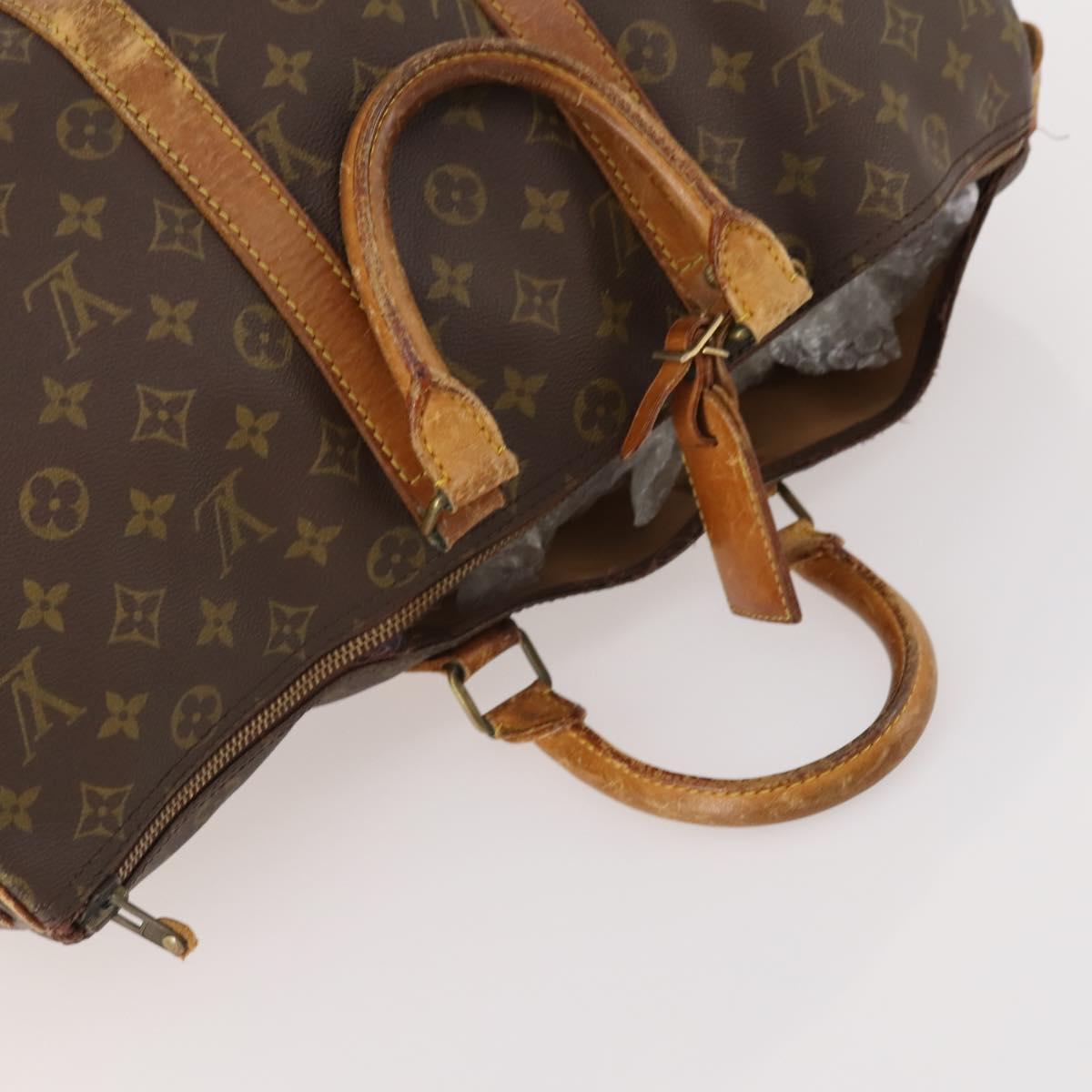 LOUIS VUITTON Monogram Keepall 45 Boston Bag M41428 LV Auth bs34497