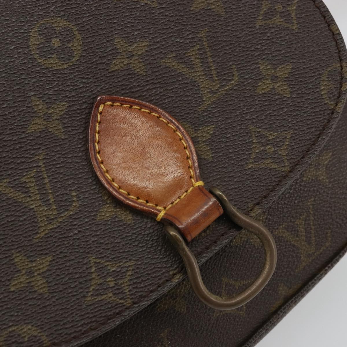 LOUIS VUITTON Monogram Saint Cloud MM Shoulder Bag M51243 LV Auth bs34498