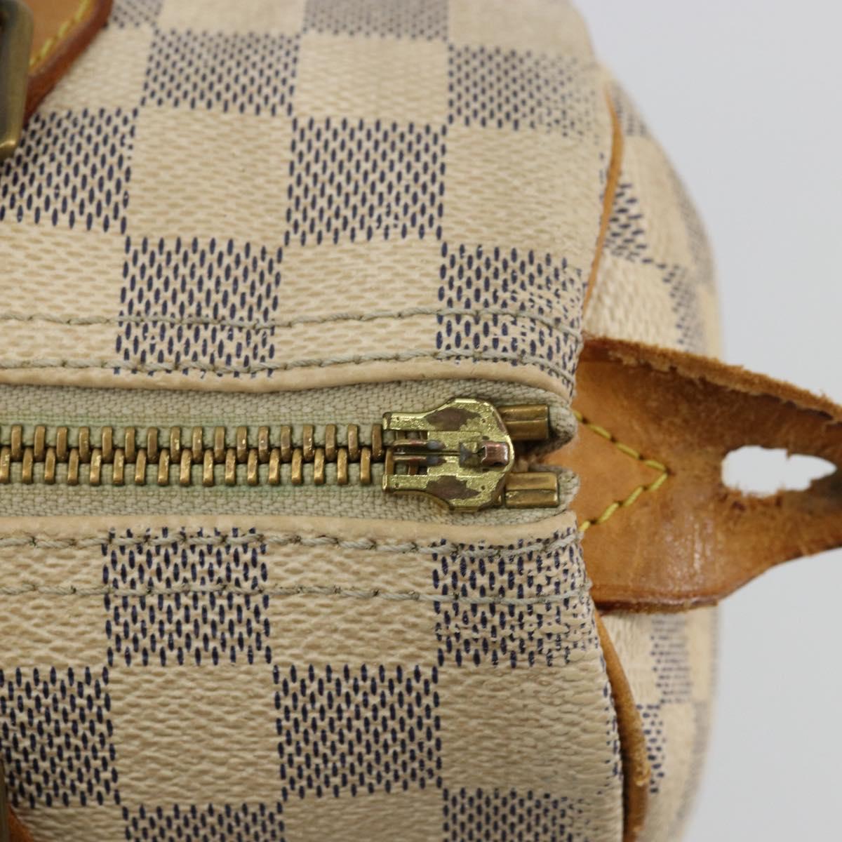 LOUIS VUITTON Damier Azur Speedy 25 Hand Bag N41534 LV Auth bs34499